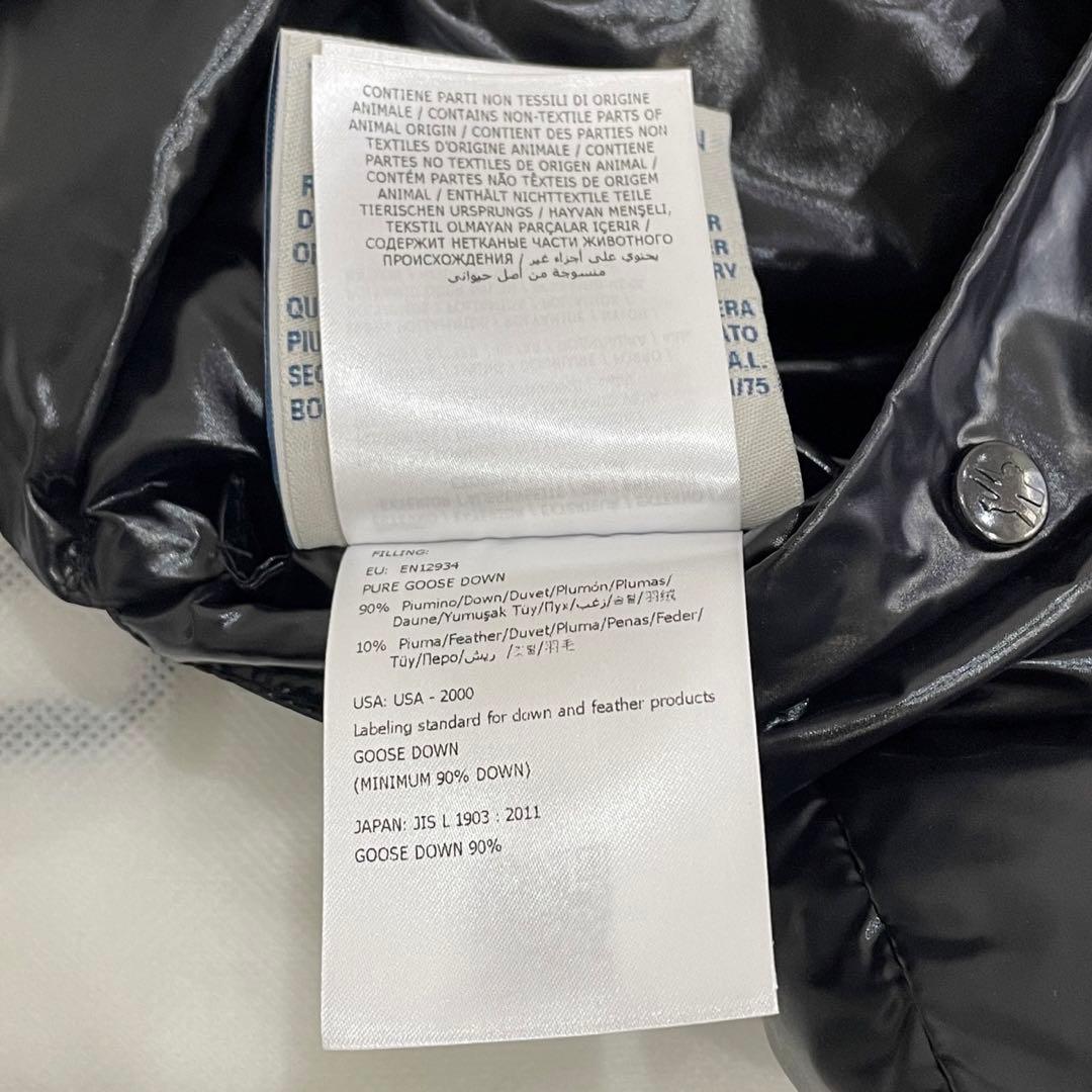 ■正規品■未使用■モンクレール×フラグメント ダウンマフラー ブラック 黒