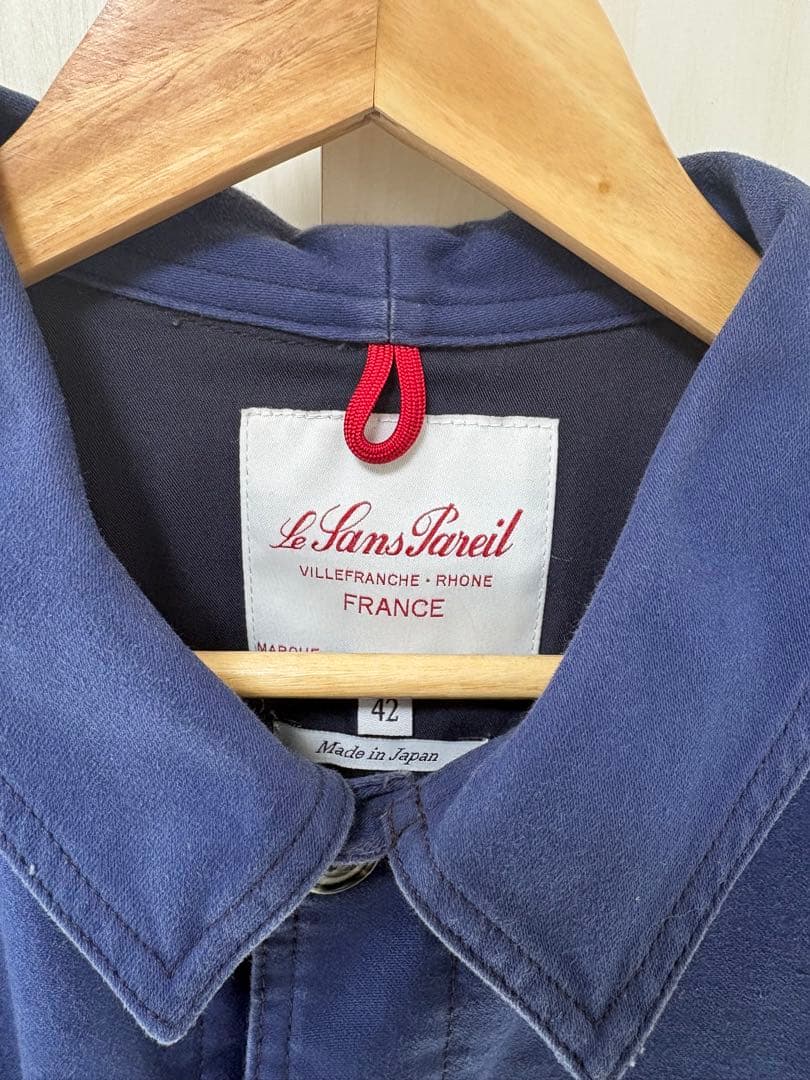 Le Sans Pareil ネイビー モールスキンジャケット　サイズ42