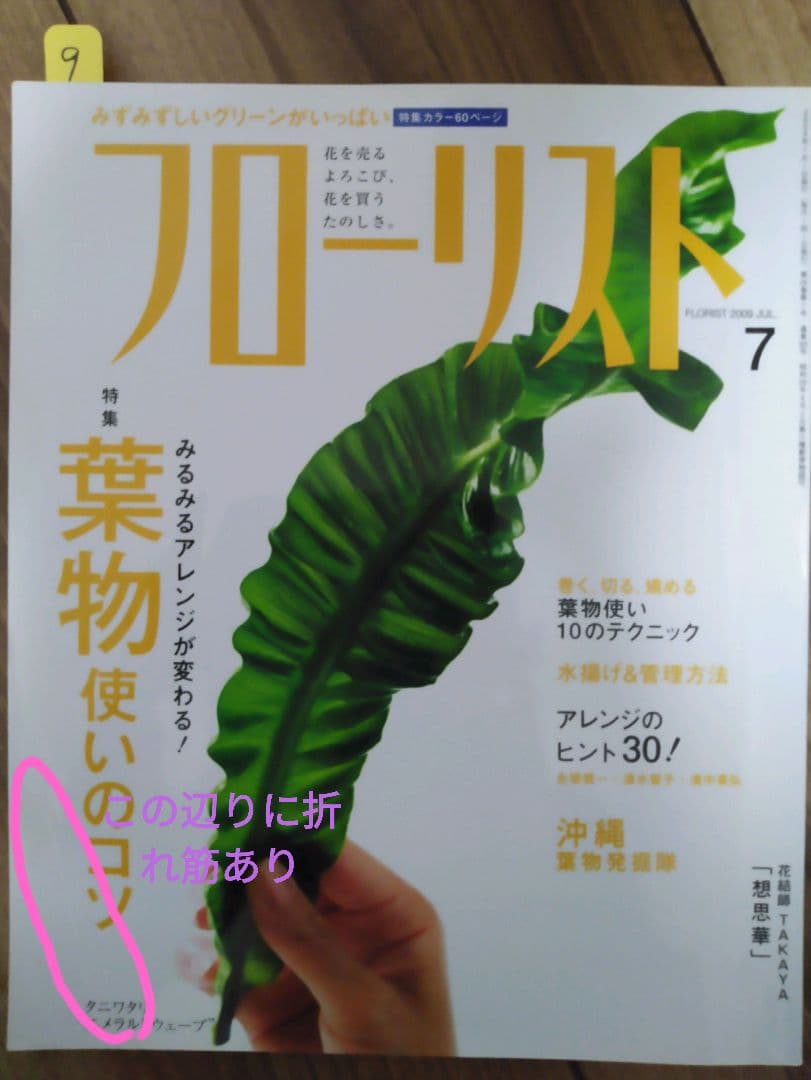 フローリスト(誠文堂新光社)バックナンバー　①1～9