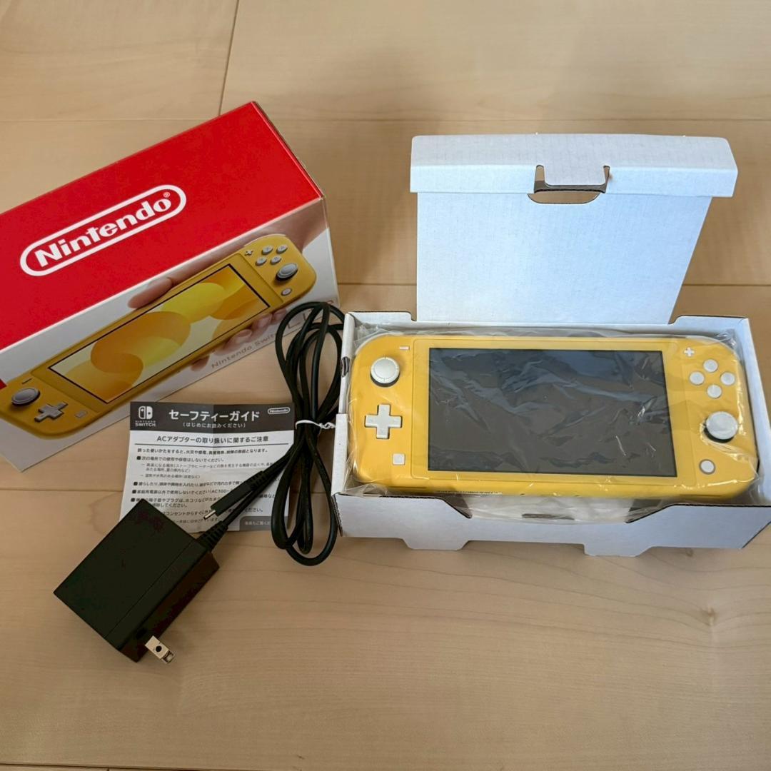【美品/箱あり】Nintendo Switch Lite 本体　イエロー　任天堂