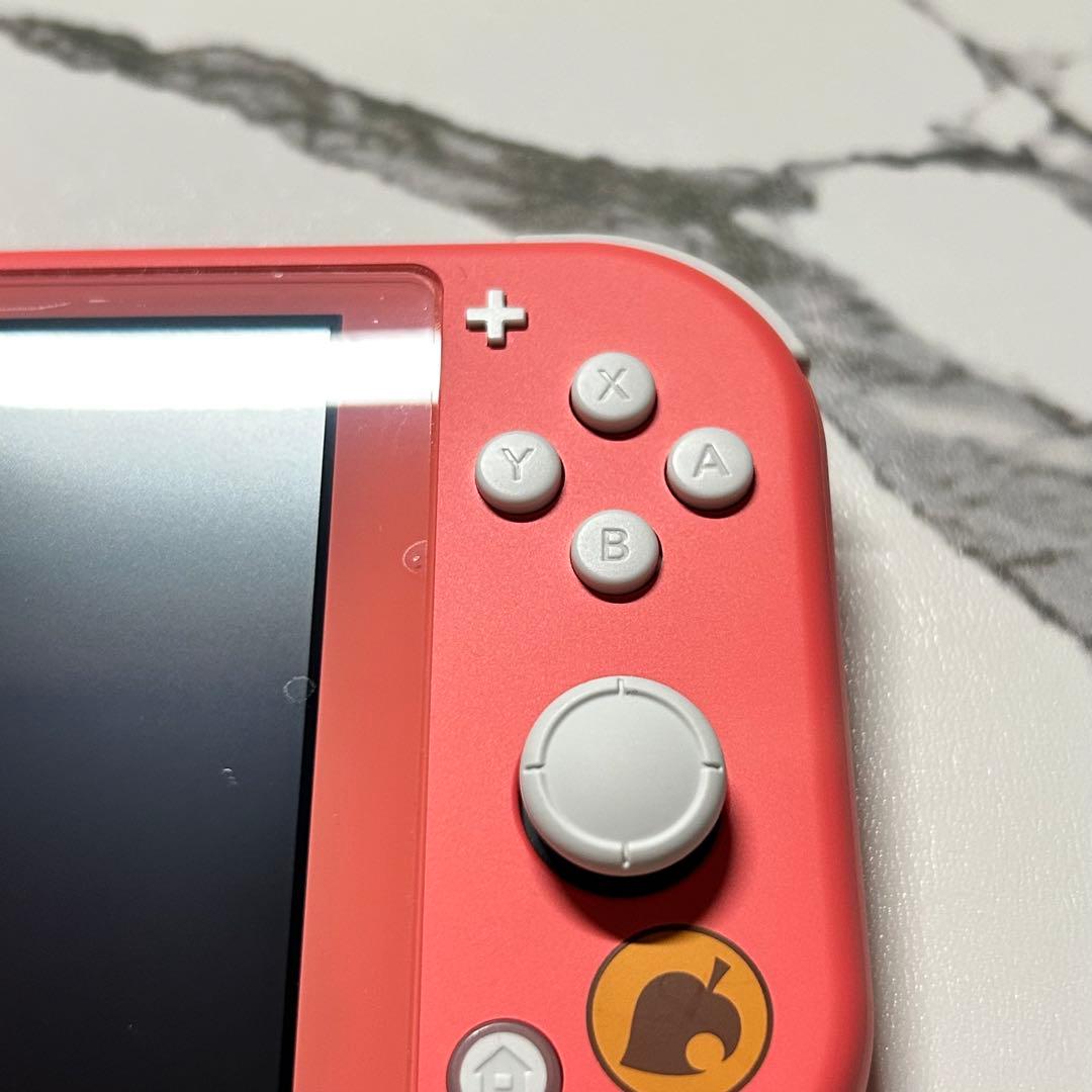 バ*ム様 Nintendo Switch Lite コーラルピンク しずえアロハ