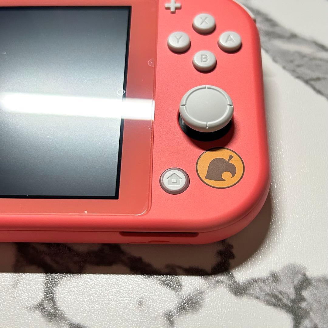 バ*ム様 Nintendo Switch Lite コーラルピンク しずえアロハ