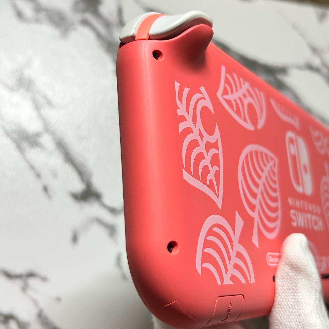 バ*ム様 Nintendo Switch Lite コーラルピンク しずえアロハ