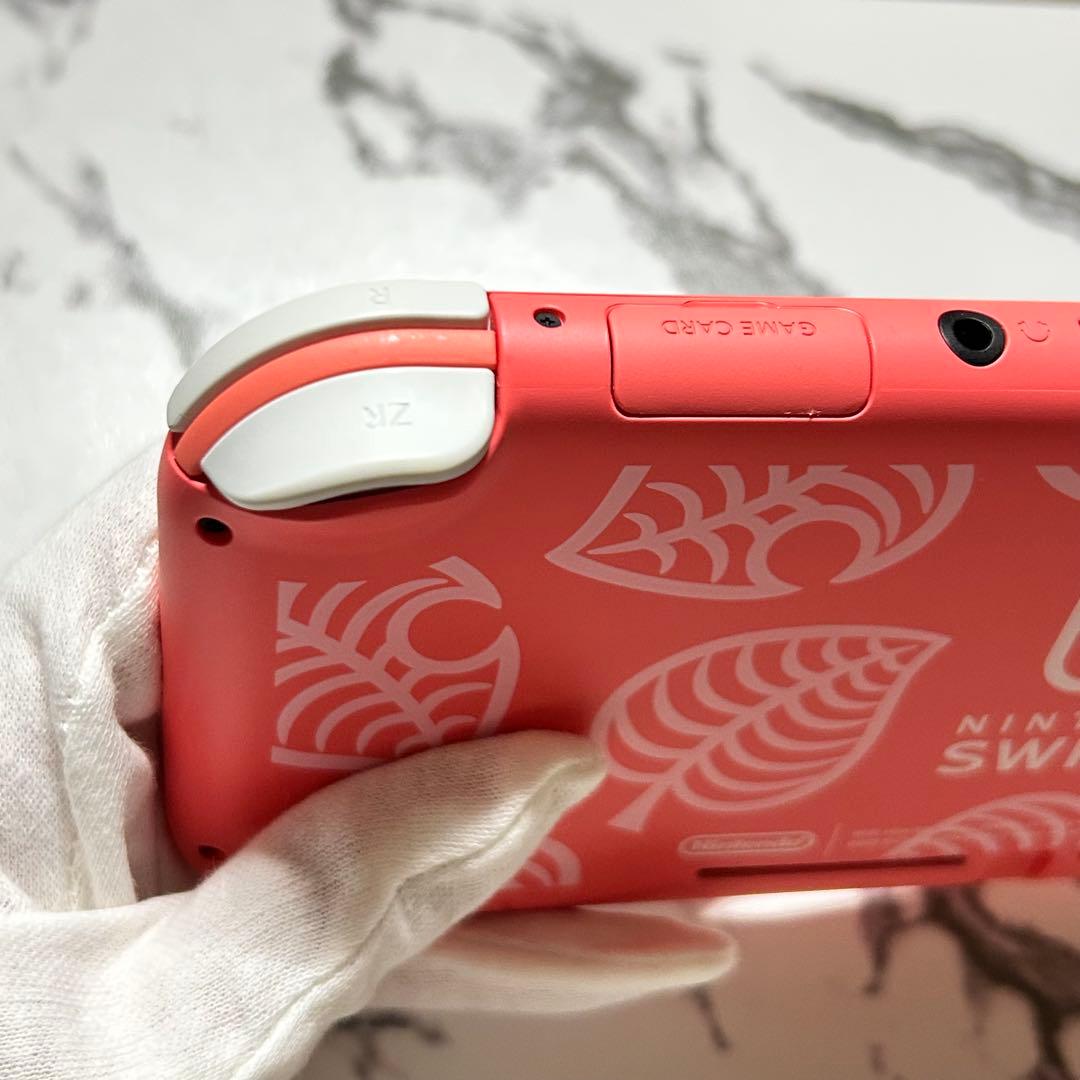 バ*ム様 Nintendo Switch Lite コーラルピンク しずえアロハ