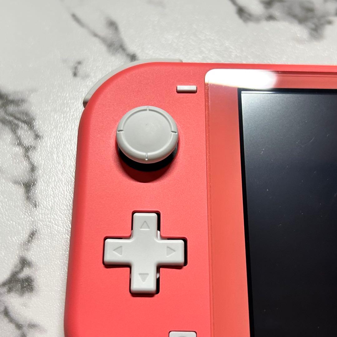 バ*ム様 Nintendo Switch Lite コーラルピンク しずえアロハ