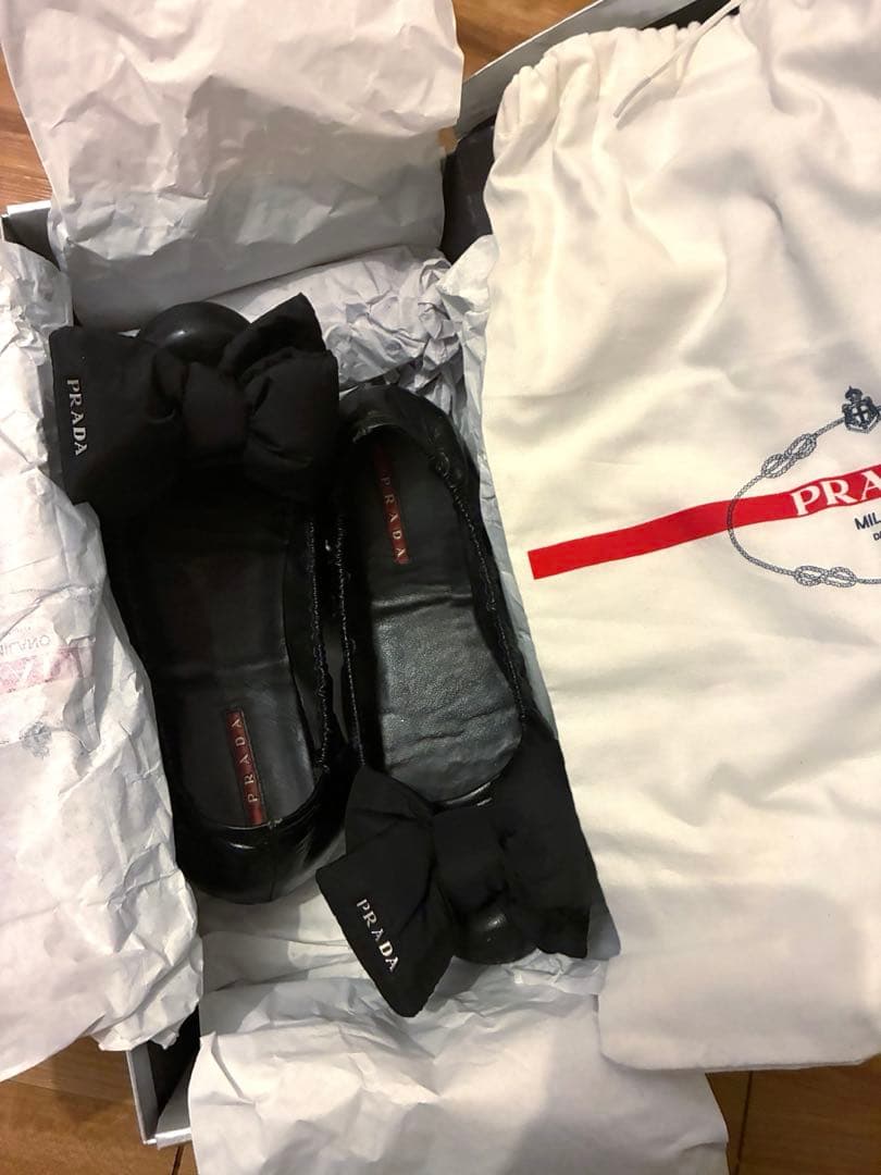 PRADA フラットシューズ　バレエ　36