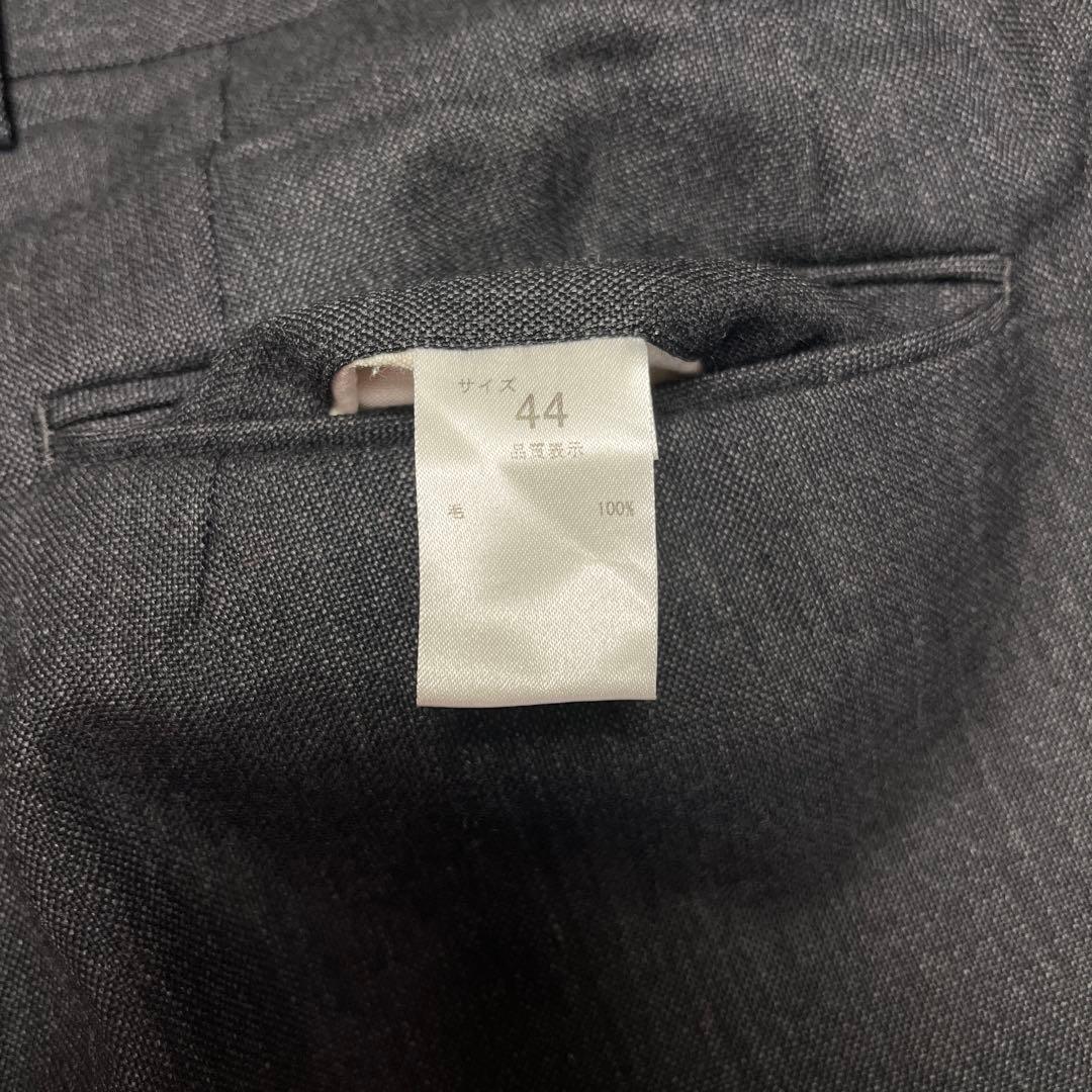 【美品】NEATスラックス 2タックワイド サマーウール｜Md.Gray