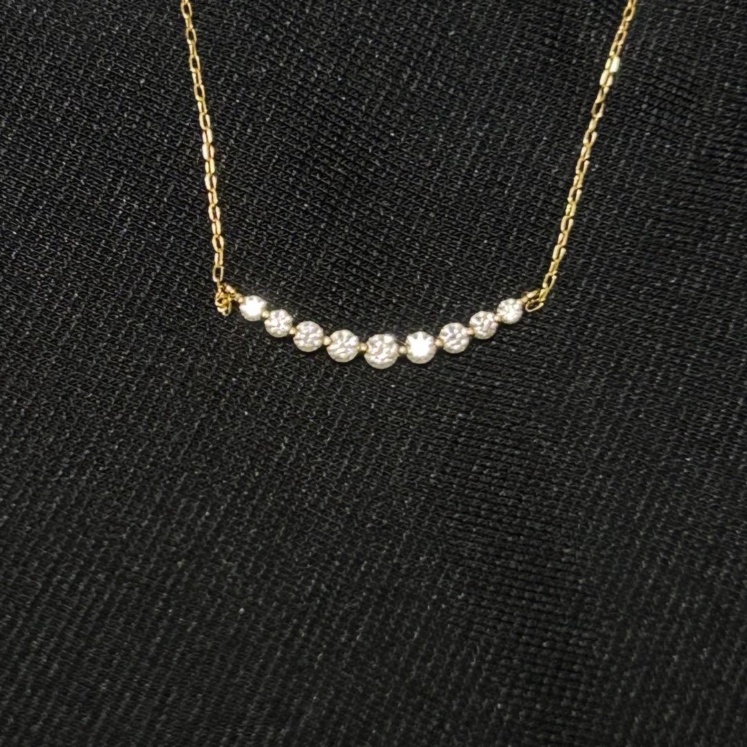 美品✨ K18 YG イエローゴールド H&Cダイヤ ハート＆キューピッド