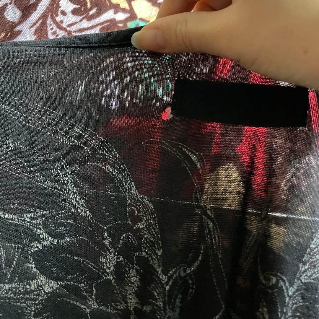 h.NAOTO SEVEN ロングカットソー ブラッグ バッスル ドローコード