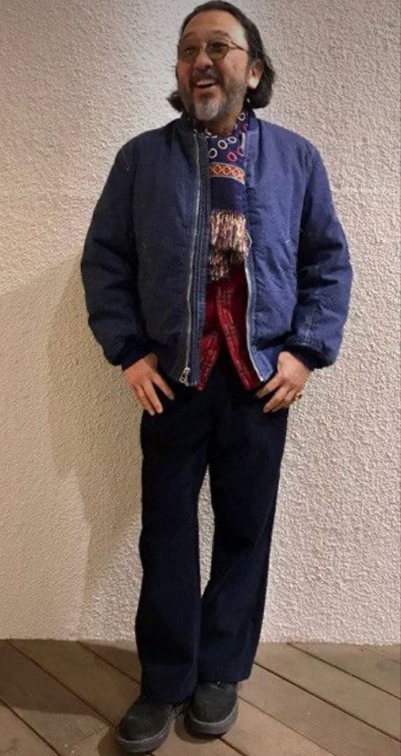 テンダーロイン ma-1 denim ジャケット　インディゴ　16aw ダウン