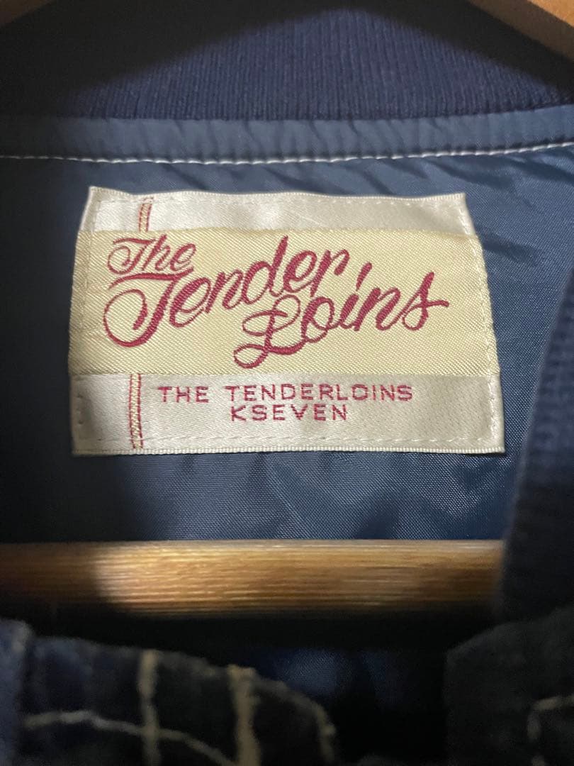 テンダーロイン ma-1 denim ジャケット　インディゴ　16aw ダウン