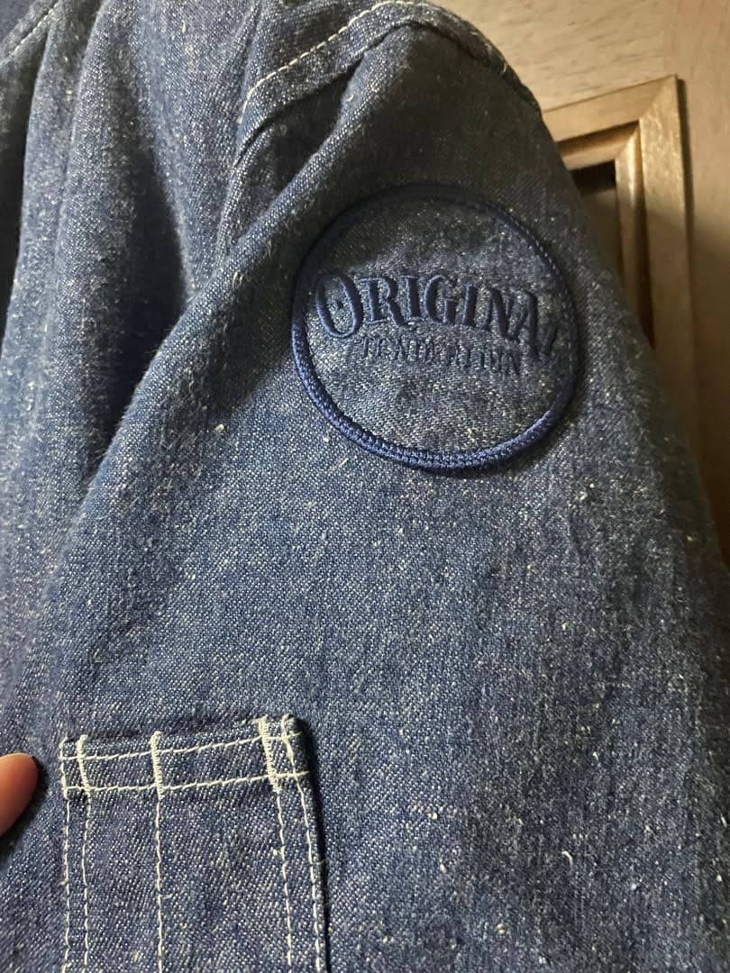 テンダーロイン ma-1 denim ジャケット　インディゴ　16aw ダウン