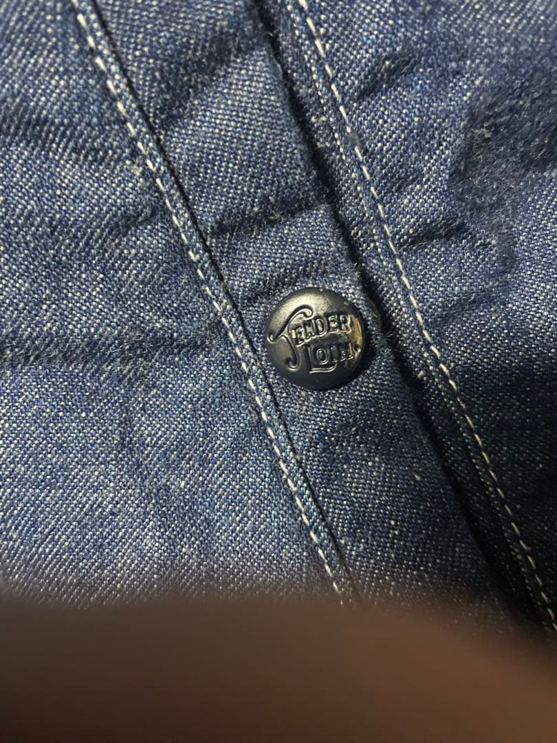 テンダーロイン ma-1 denim ジャケット　インディゴ　16aw ダウン