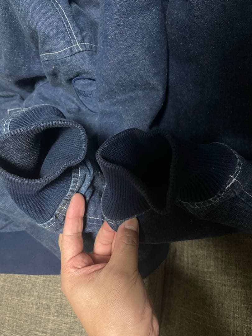 テンダーロイン ma-1 denim ジャケット　インディゴ　16aw ダウン