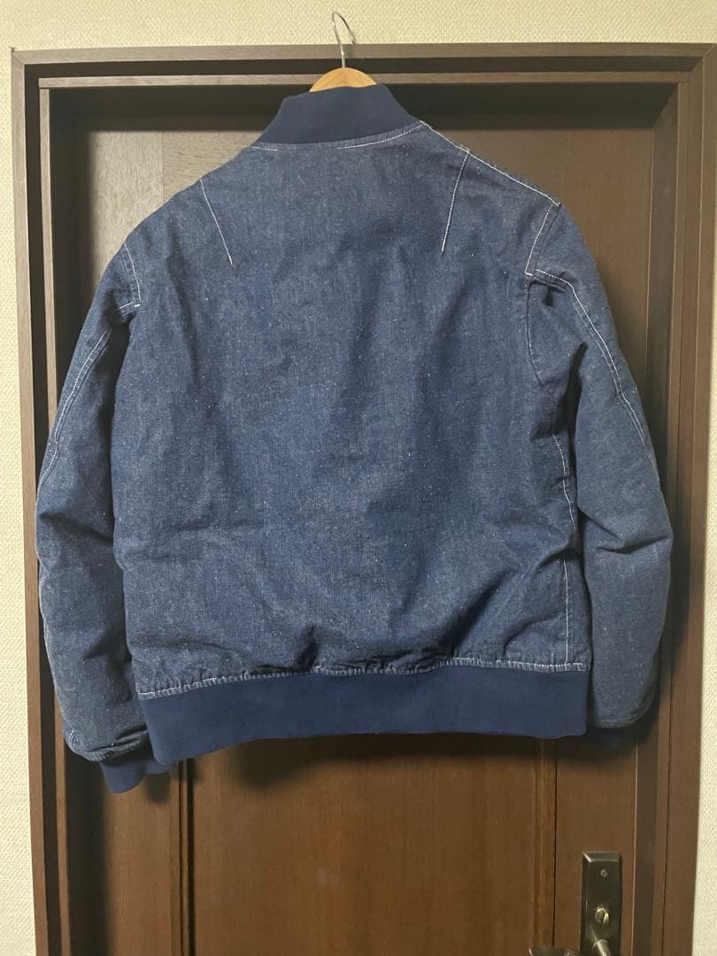 テンダーロイン ma-1 denim ジャケット　インディゴ　16aw ダウン