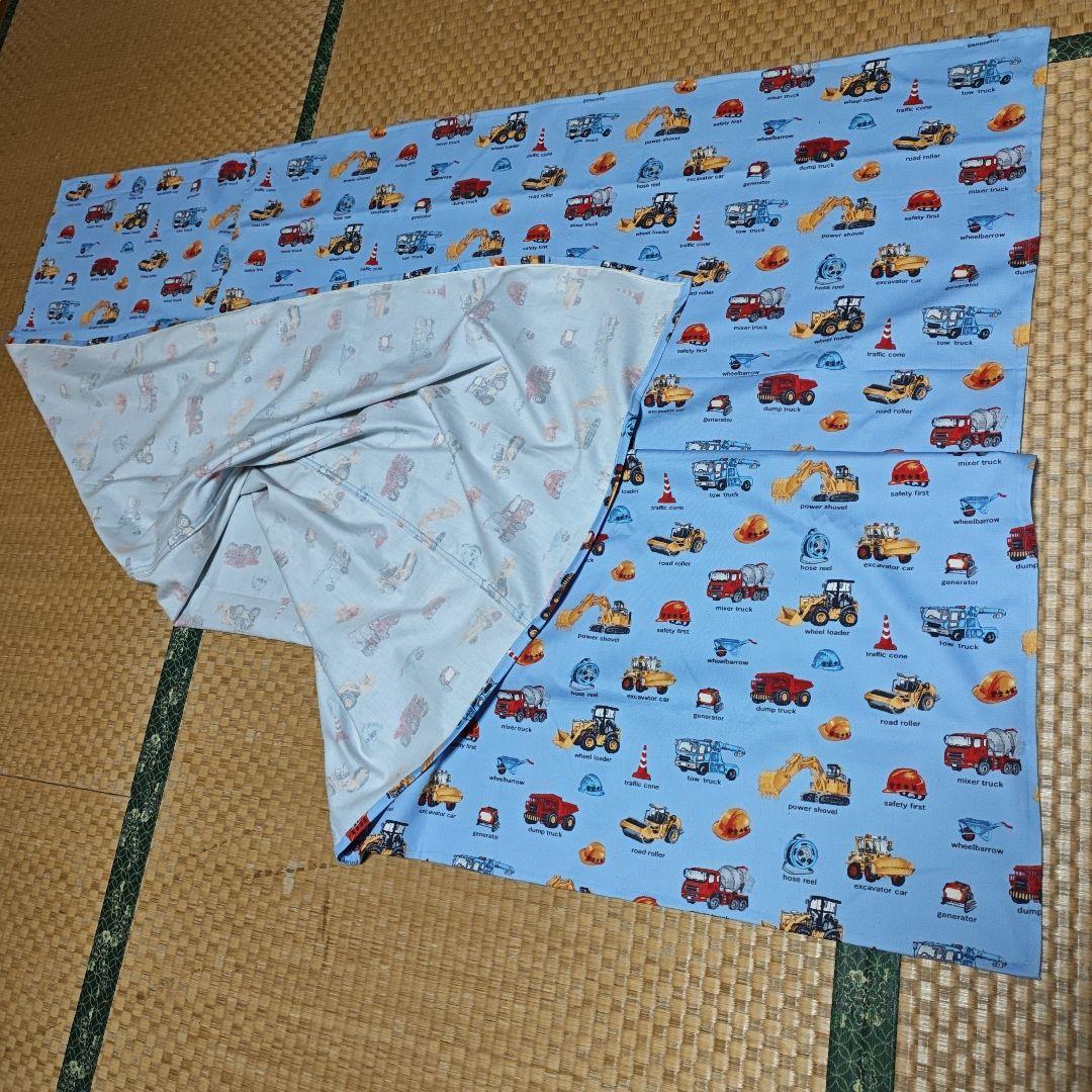 naonao様オーダーページ　働く車柄　布団カバー　風呂敷　大きめ巾着袋