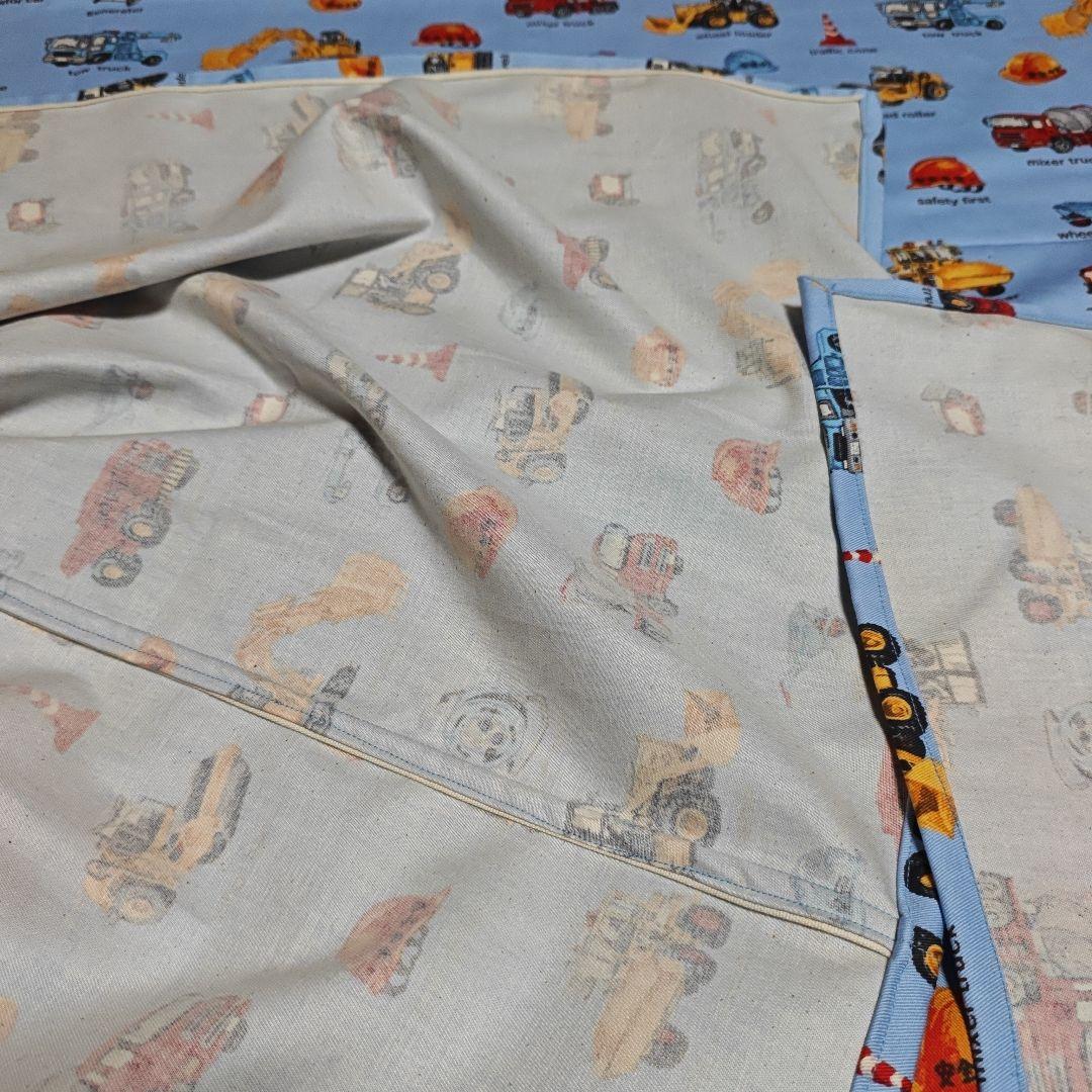 naonao様オーダーページ　働く車柄　布団カバー　風呂敷　大きめ巾着袋