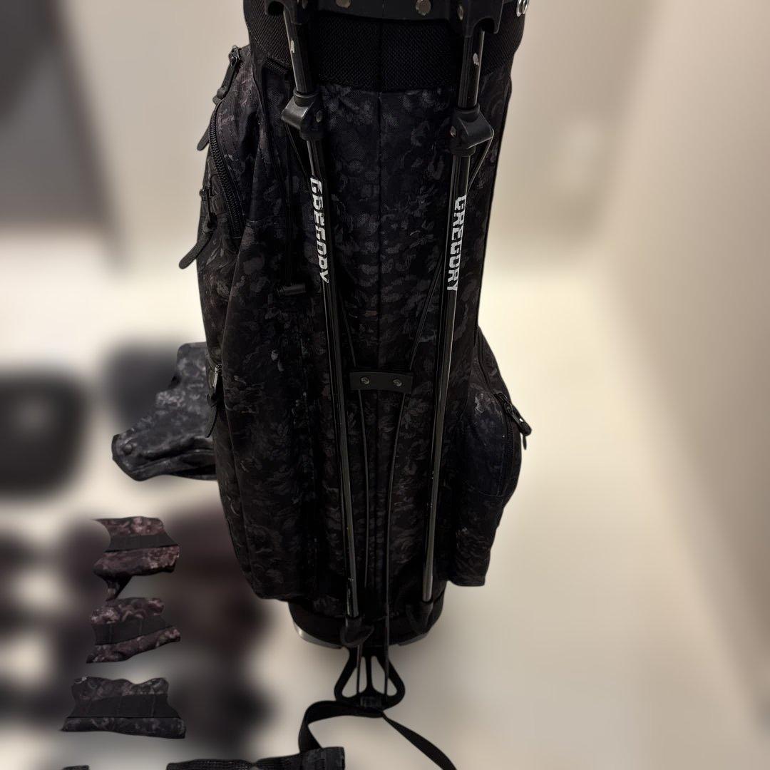 GREGORY ゴルフキャディバッグ ブラックタペストリー　ベッドカバー　セット