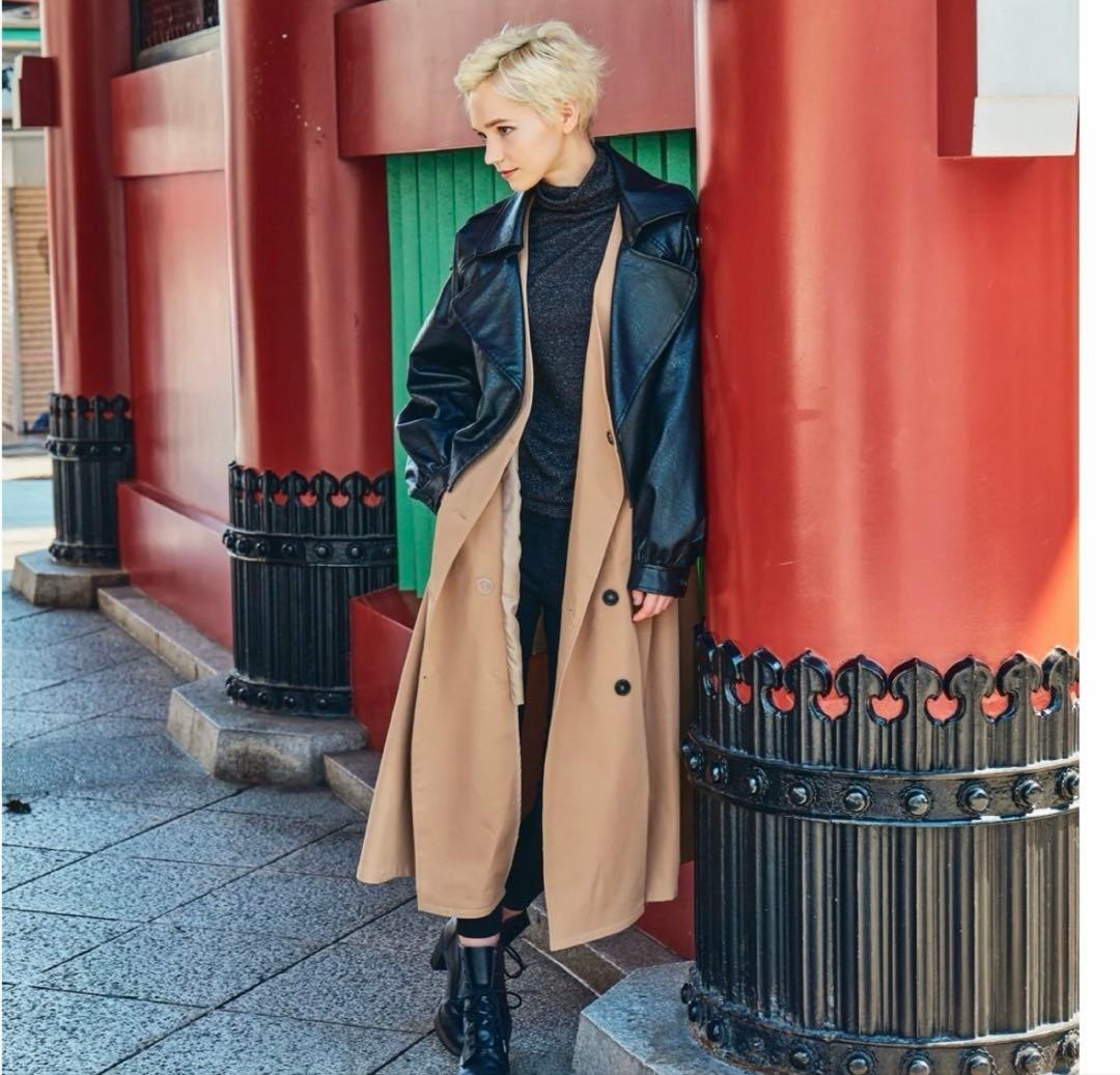 KOHstyle トレンチコート 4way(トレンチ、ジレ、クロップドジャケ)