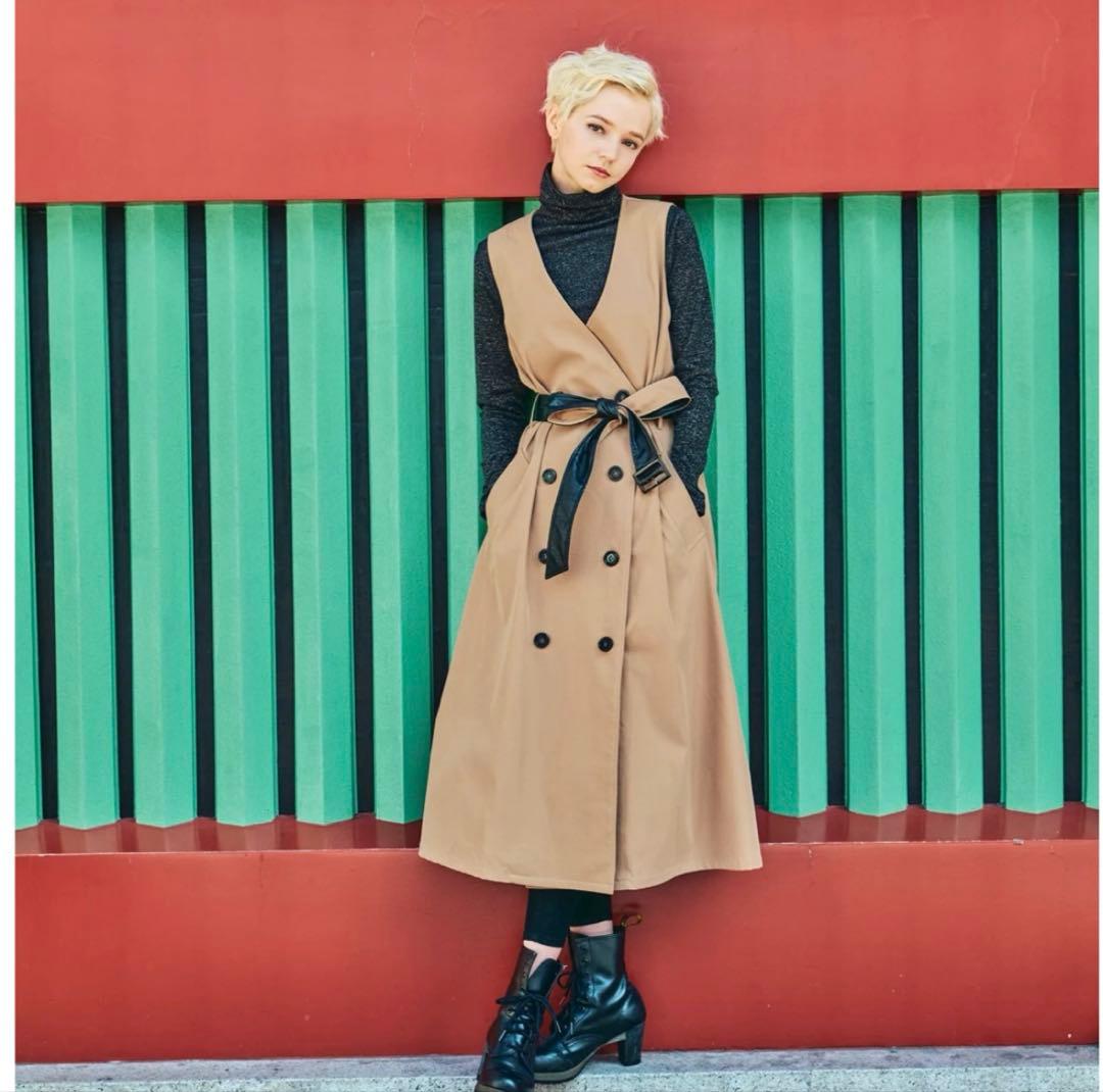 KOHstyle トレンチコート 4way(トレンチ、ジレ、クロップドジャケ)