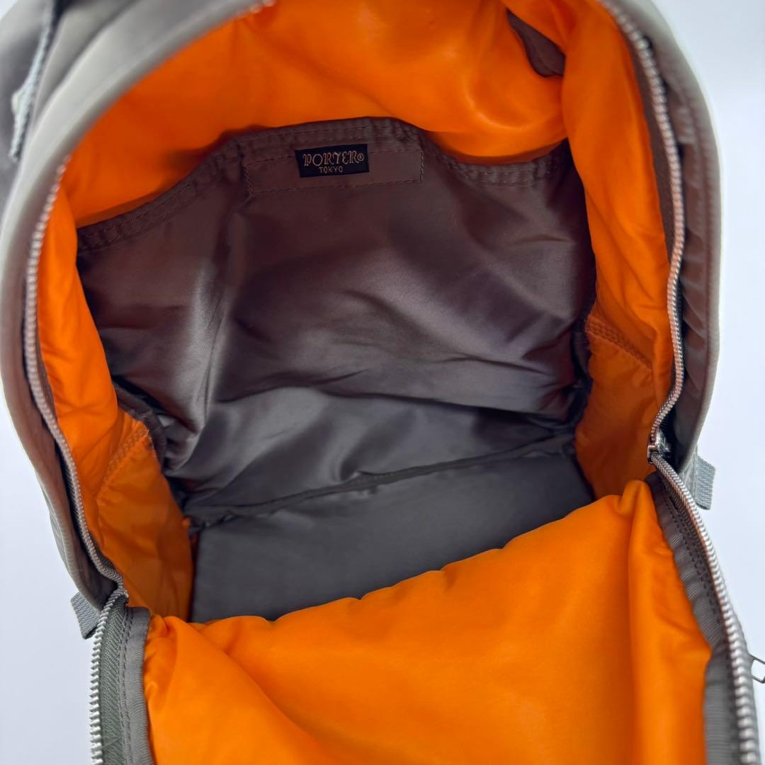 極美品✨ポーター リュック タンカー シルバーグレー ナイロン