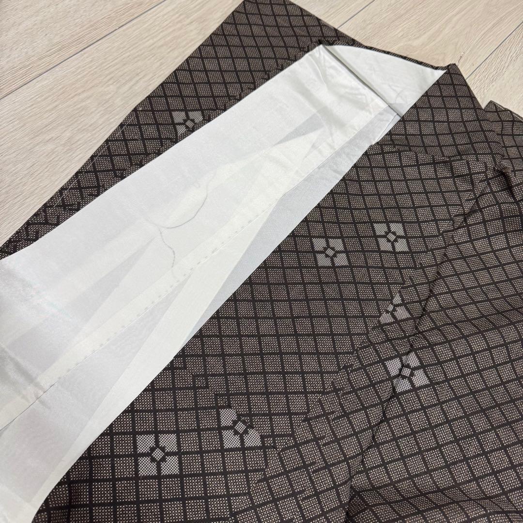 【未使用】本場奄美大島紬 純泥染 泥大島紬着物 しつけ糸付 証紙付き