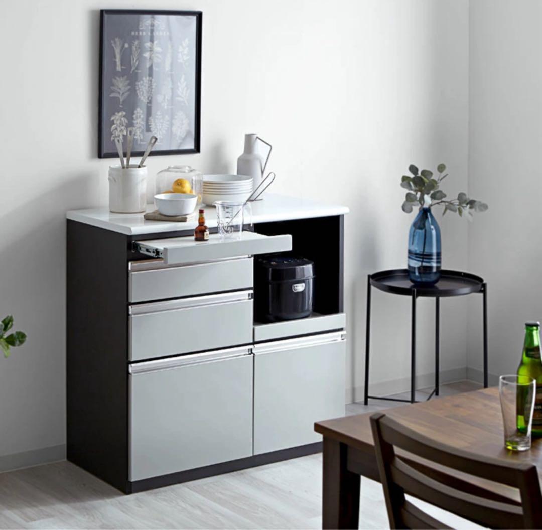 お値引き交渉あり　大川家具　キッチンボード　カップボード