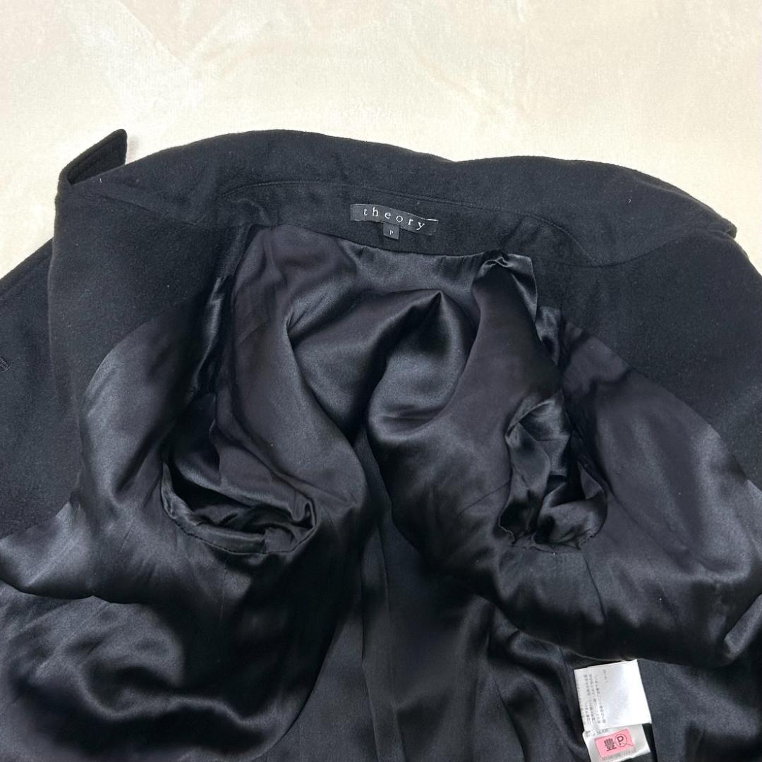 美品✨ セオリー　トレンチコート　カシミヤ100％　シルク　ダブル