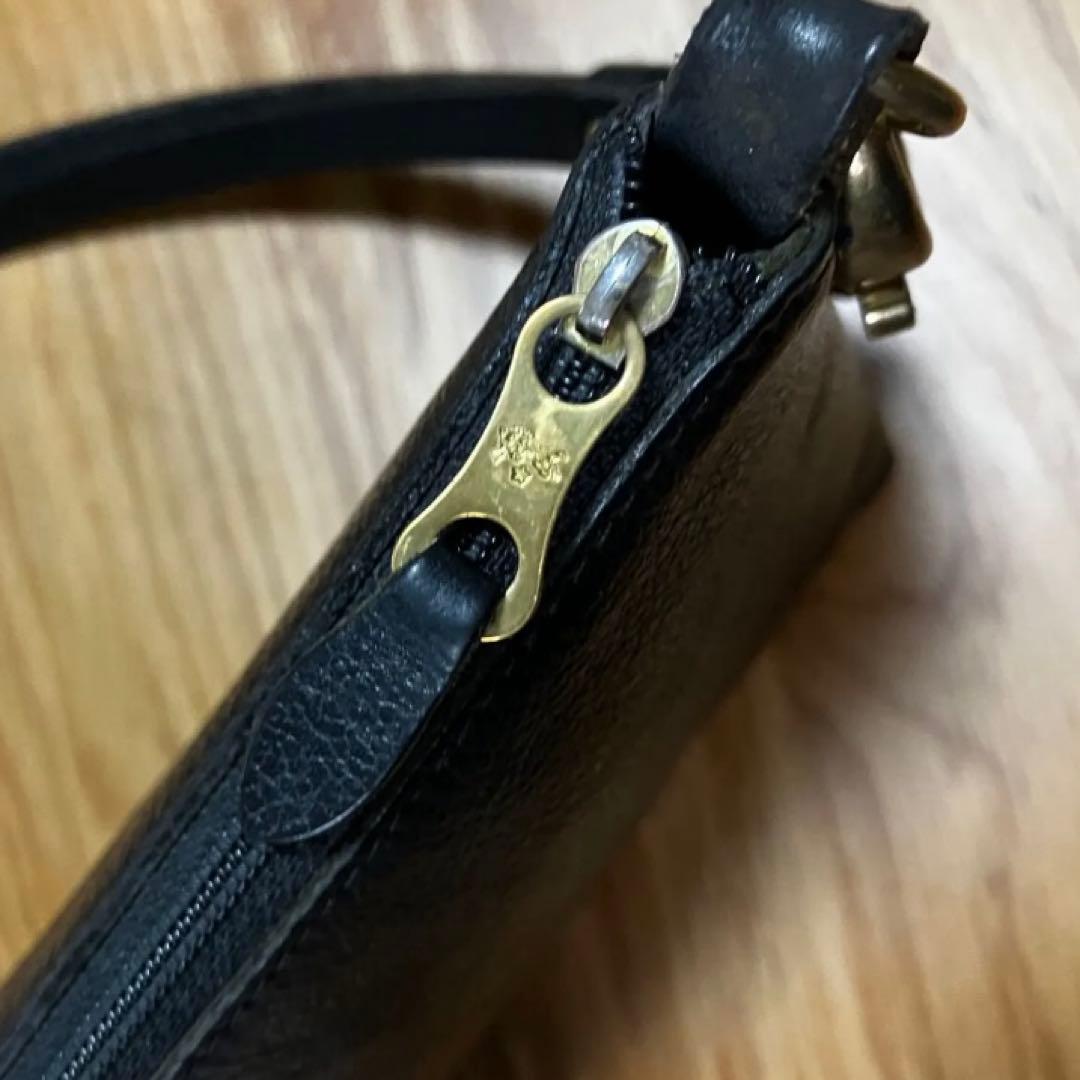 イルビゾンテ ショルダーバッグ 本革 レザー ブラック