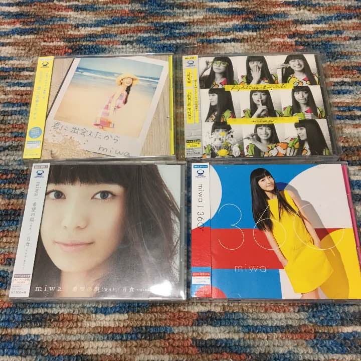 miwaシングルセット(初回限定盤 帯付き)