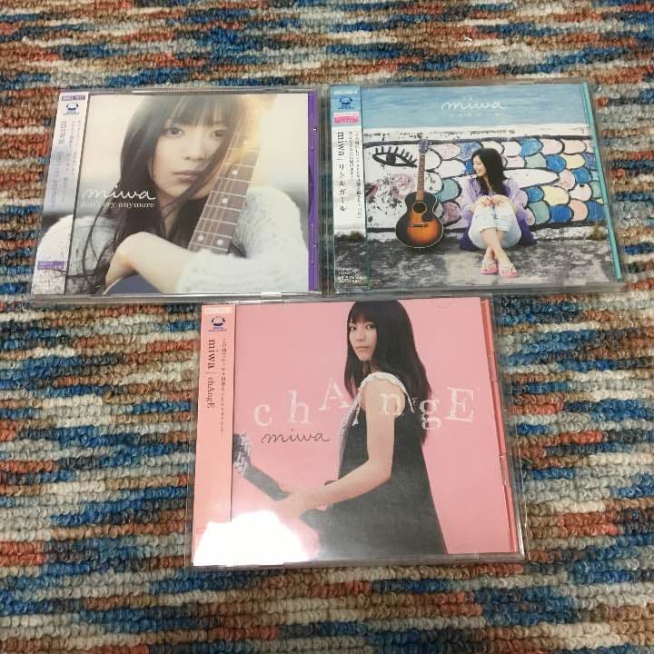 miwaシングルセット(初回限定盤 帯付き)