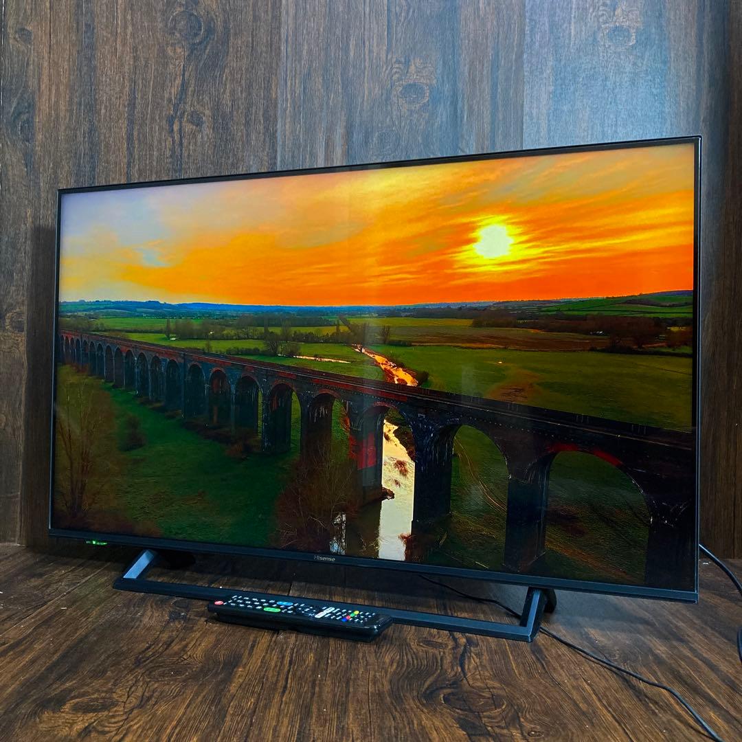 極美品 ハイセンス 43インチ 4K液晶テレビ 43E6800 2019年製