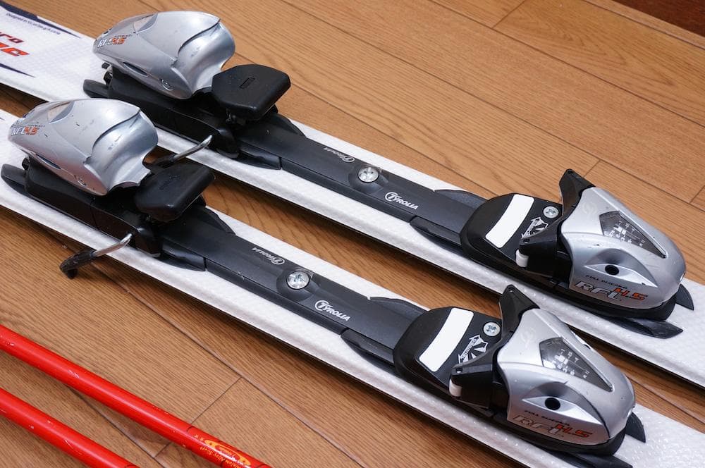 メンテ済 137cm 靴25cm HEAD 子供用スキーセット (140)