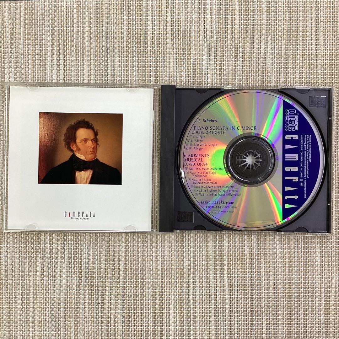 CD/ シューベルト ピアノ•ソナタ 第19番&楽興の時 田崎悦子 / 【J4】