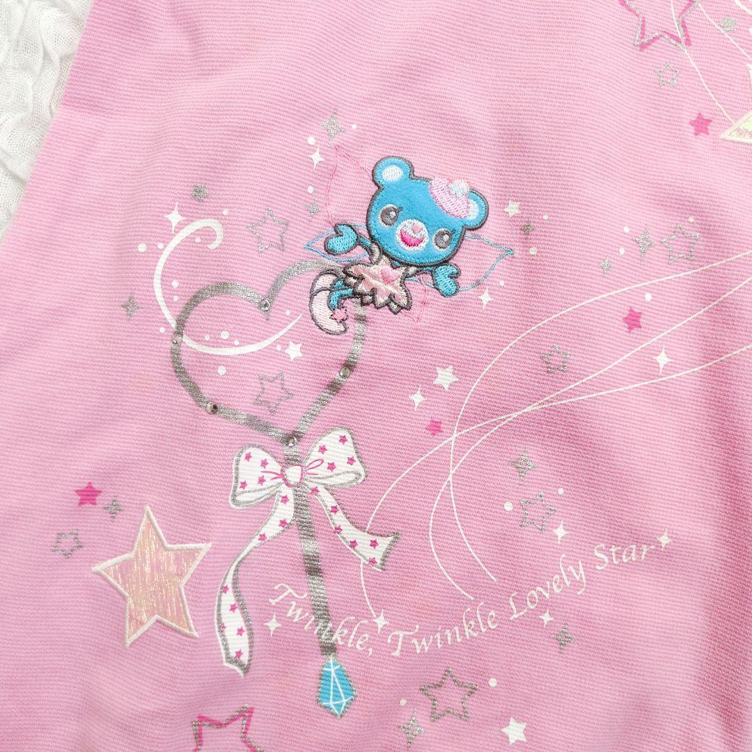 メゾピアノ　平成レトロ　ワンピース　ミミポポ　y2k　フェアリーグランジ