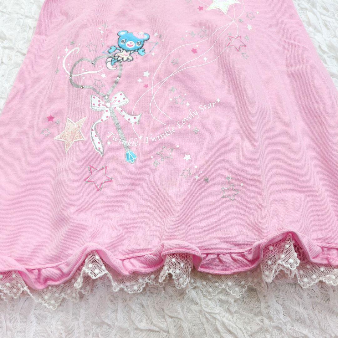 メゾピアノ　平成レトロ　ワンピース　ミミポポ　y2k　フェアリーグランジ