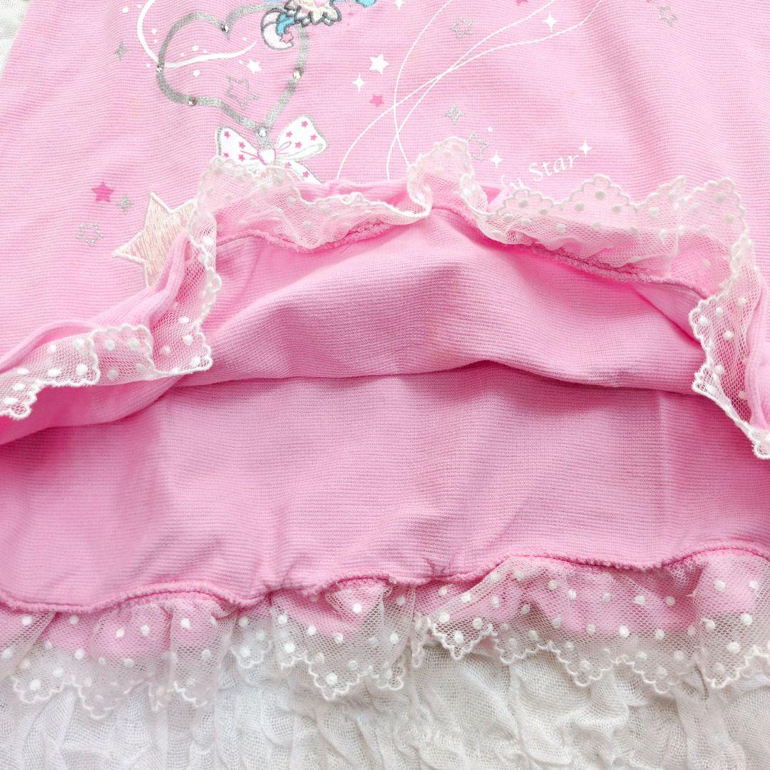 メゾピアノ　平成レトロ　ワンピース　ミミポポ　y2k　フェアリーグランジ