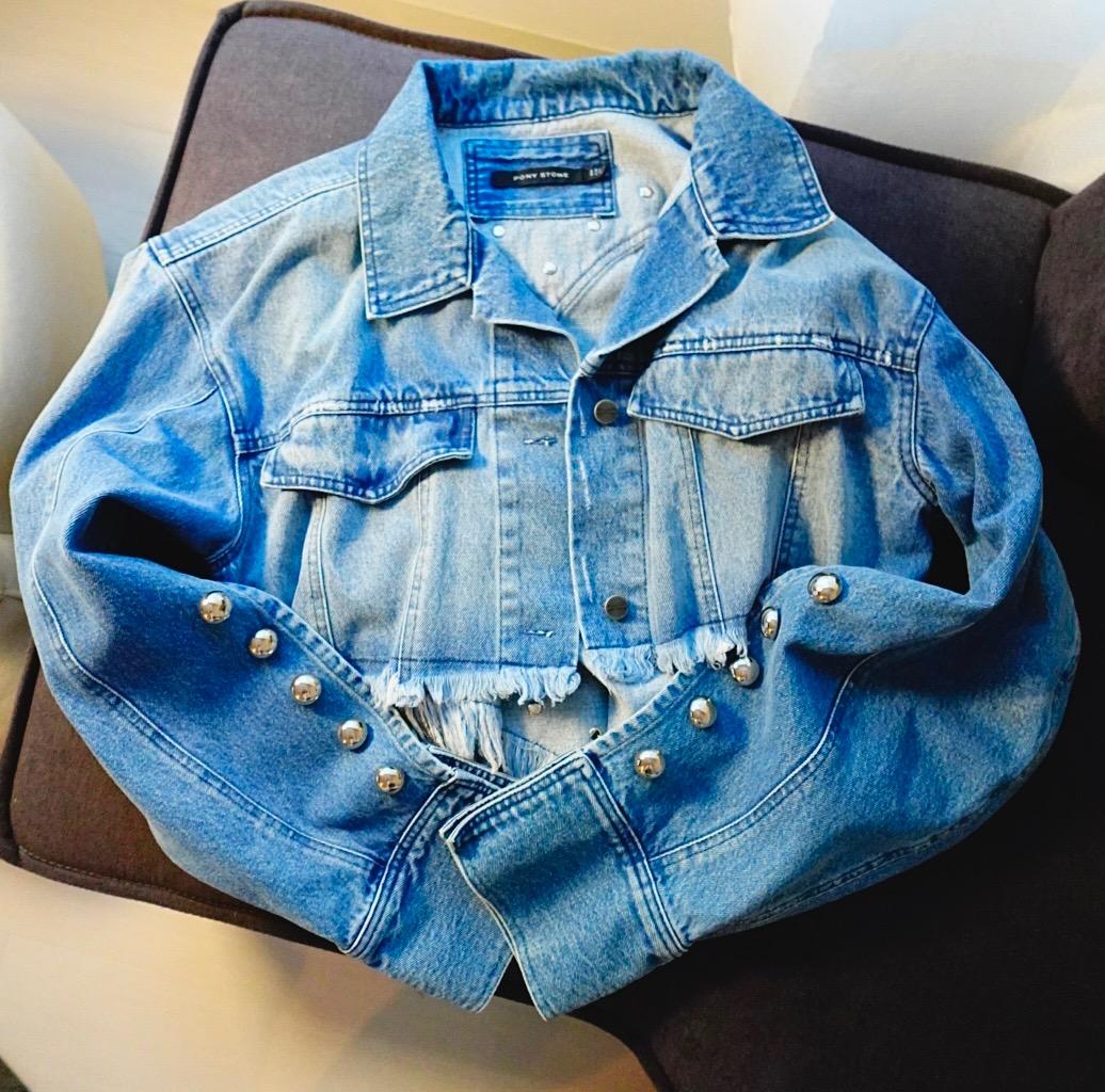 PONY STONE デニムジャケット　ハート