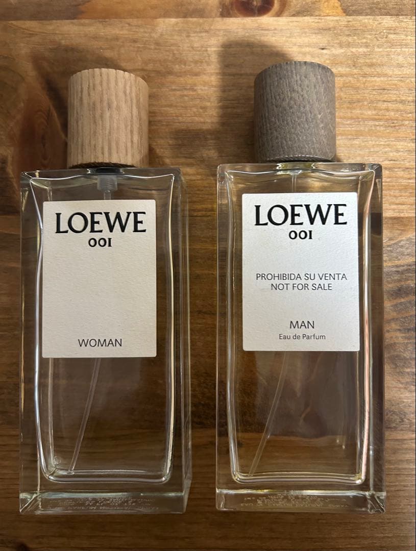 ロエベ　001 MAN WOMAN オードパルファン　ペア100ml