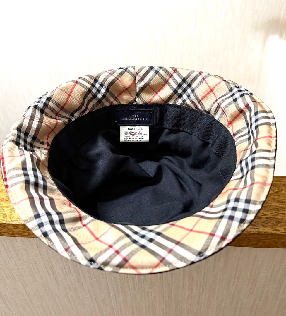 BURBERRY GOLF ✯バケットハット ブラック　レディース