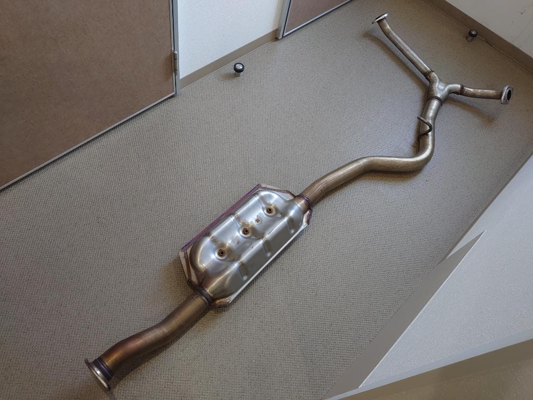 スバル純正 VAB WRX STI マフラー 中間パイプ+リアピース 屋内保管