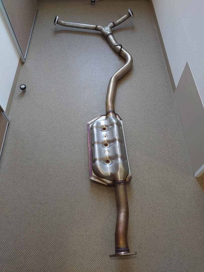 スバル純正 VAB WRX STI マフラー 中間パイプ+リアピース 屋内保管