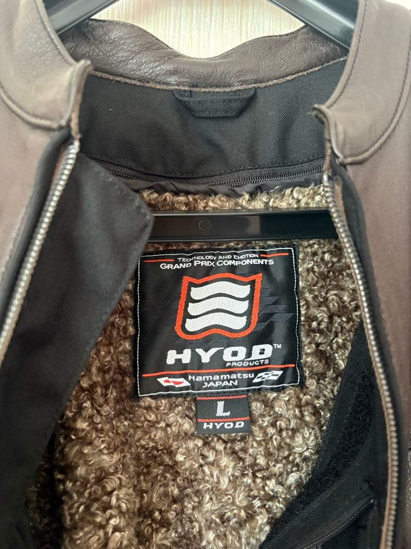 HYOD ブラウンレザージャケット Lサイズ