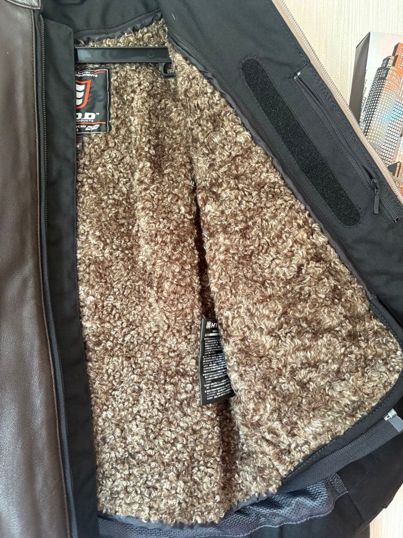 HYOD ブラウンレザージャケット Lサイズ