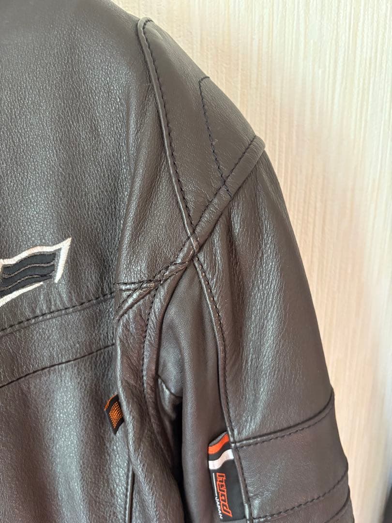 HYOD ブラウンレザージャケット Lサイズ
