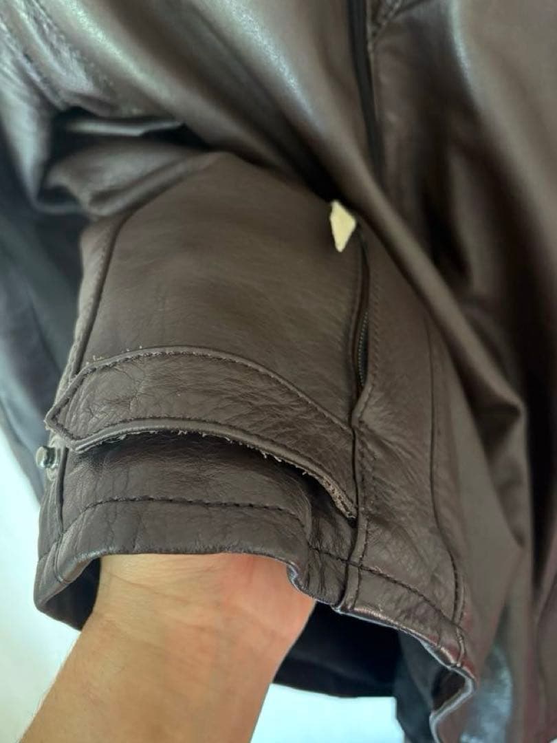 HYOD ブラウンレザージャケット Lサイズ