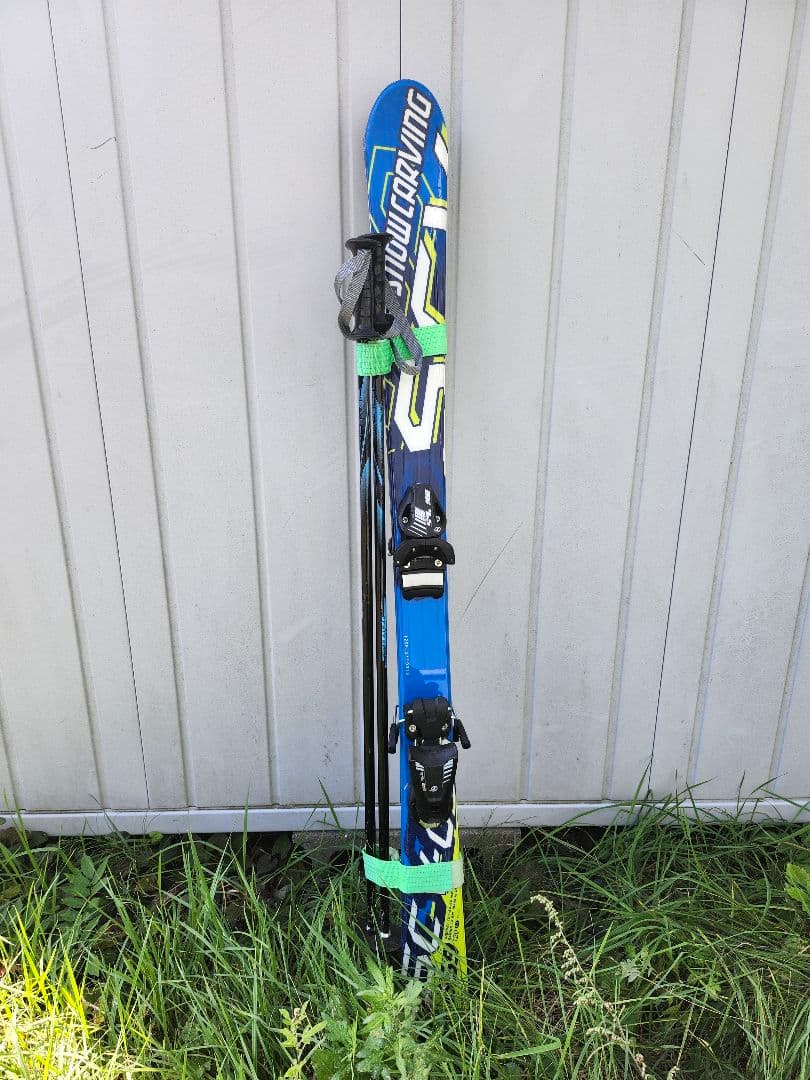 ジュニアスキーセット 板120cm ブーツ21cm ストック95cm