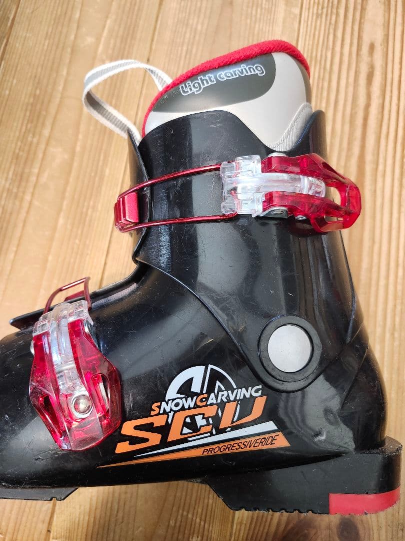 ジュニアスキーセット 板120cm ブーツ21cm ストック95cm