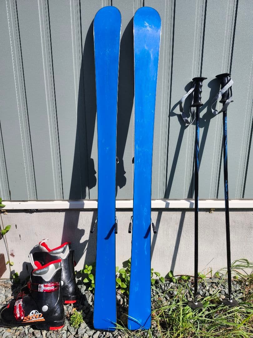 ジュニアスキーセット 板120cm ブーツ21cm ストック95cm