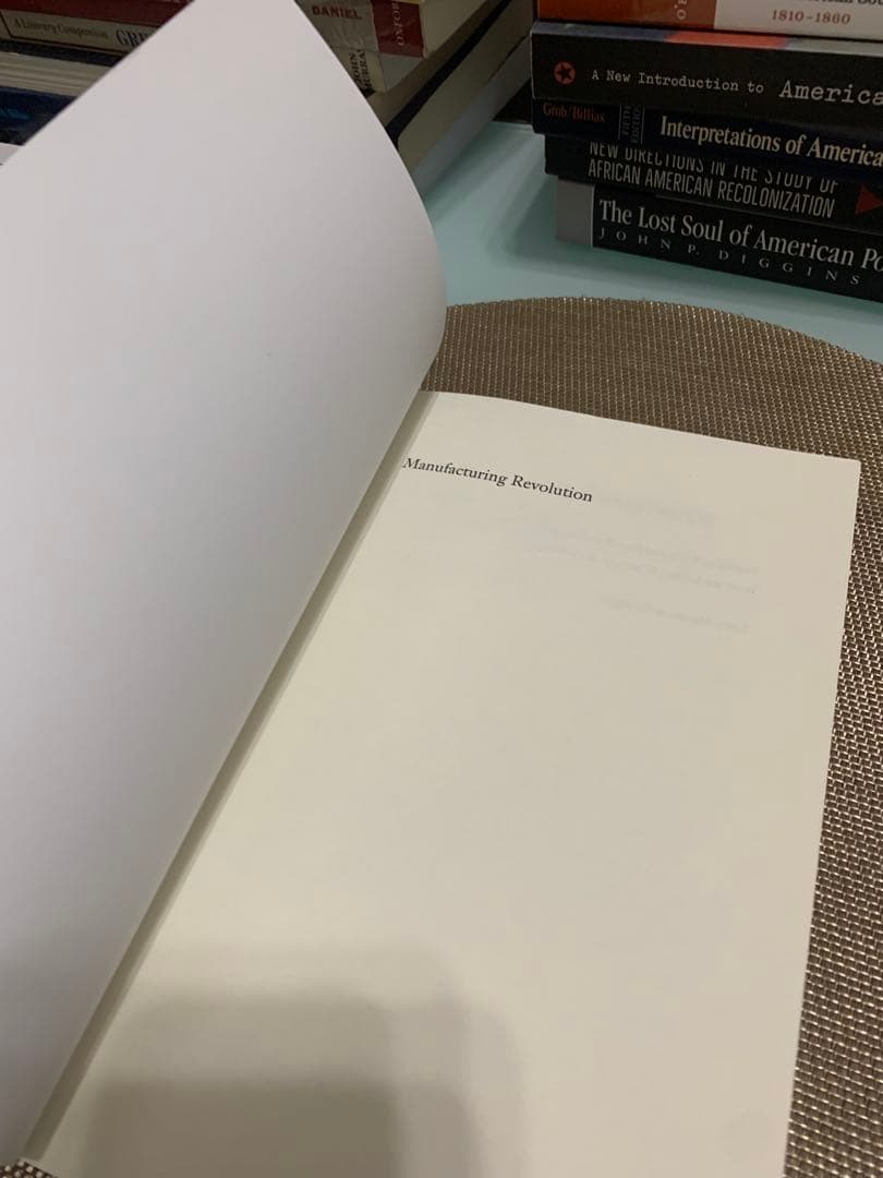 洋書 Manufacturing Revolution